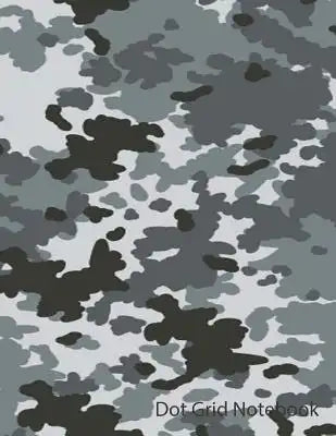 Dot Grid Notebook: Military Edition - Camouflage Cover