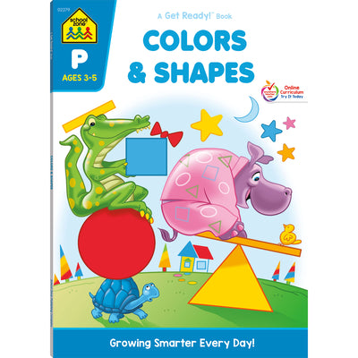 School Zone Colors & Shapes Workbook