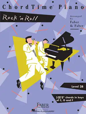 Chordtime Piano Rock 'n' Roll Level 2b Early Intermediate Piano Sheet Music for Students, Kids and Teens Rock and Roll Favorites with Chords and Finge