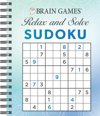 Brain Games - Relax and Solve: Sudoku (Blue)