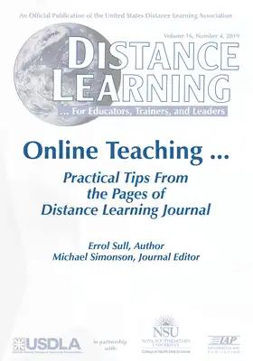 Distance Learning Vol 16 Issue 4