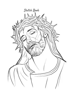 Sketch Book: Religious Themed Personalized Artist Sketchbook For Drawing and Creative Doodling