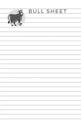 Bull Sheet: Humorous Office Supplies - Funny Office Gifts Notepads