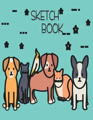 sketch book and pencils Notebook for Drawing, Writing, Painting, Sketching or Doodling 8.5*11
