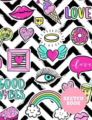 Sketch Book: Cute Note Pad for Drawing, Writing, Painting, Sketching or Doodling - Art Supplies for Kids, Boys, Girls, Teens Who Wa