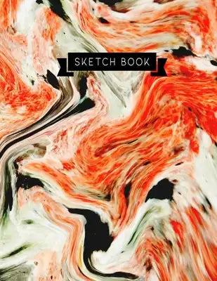 Sketch Book Large Notebook for Drawing Painting Doodling Sketching or Writing: Marble Background Cover - Good quality white paper 120 Pages 8.5 x 11 M