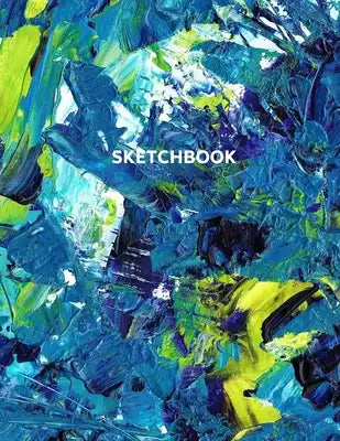 Sketch Book: sketchbook drawings, Writing, Painting, Sketching or Doodling, 101 Pages, 8.5x11 (notebook Abstract Cover vol.9)
