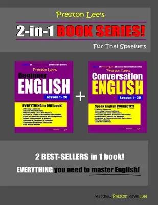 Preston Lee's 2-in-1 Book Series! Beginner English & Conversation English Lesson 1 - 20 For Thai Speakers