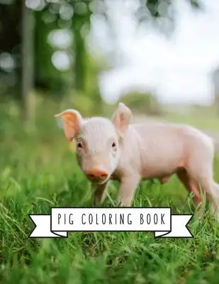 Pig Coloring Book: Pig Toy Gifts for Toddlers, Kids Ages 4-8, Girls 4-8, 8-12 or Adult Relaxation - Cute Easy and Relaxing Realistic Larg