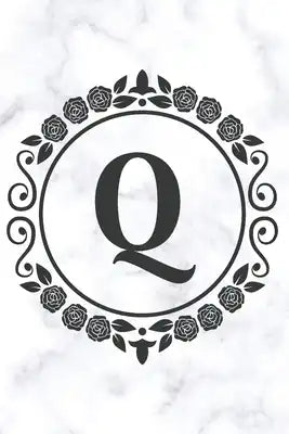 Q: Sketchbook - Cute Personalized Floral Initial Monogram Drawing Book for Artists - Pretty Doodling Pad for Students for