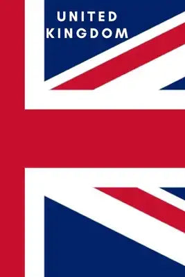 United Kingdom: Country Flag A5 Notebook to write in with 120 pages