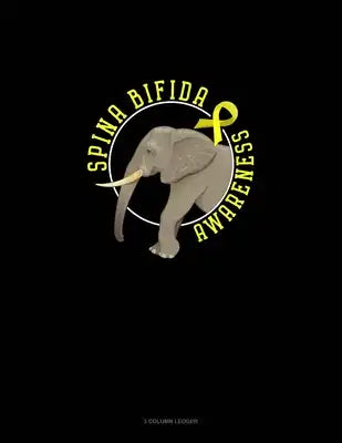 Spina Bifida Awareness Elephant: 3 Column Ledger