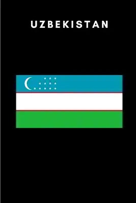 Uzbekistan: Country Flag A5 Notebook to write in with 120 pages
