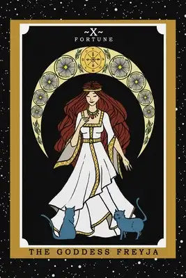 The Goddess Freyja: Tarot Card Notebook
