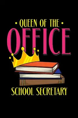 School Secretary Notebook Queen Of The Office School Secretary: French Bulldog Notebook graph paper 120 pages 6x9 perfect as math book, sketchbook, wo
