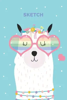 Sketch: A Magical Unicorn Sketch Book for fans of Cupcakes, Doodles, Llamas, Caticorns and Rainbows - A Fun Art book for Eleme