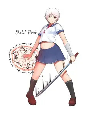 Sketch Book: Anime Themed Personalized Artist Sketchbook For Drawing and Creative Doodling