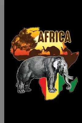 Africa: Wildlife Gift For Zookeepers (6"x9") Dot Grid Notebook To Write In