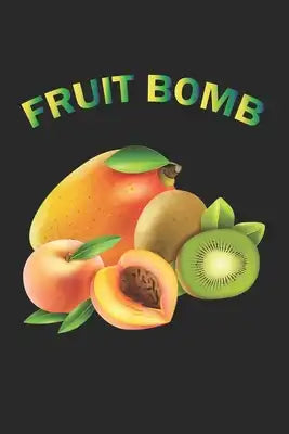 Fruit Bomb: Notizbuch, Notizheft, Notizblock - Geschenk-Idee für Vegetarier, Veganer & Obst Esser- Karo - A5 - 120 Seiten