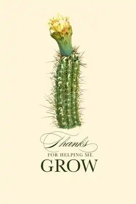 Thanks for helping me grow: Teacher Gift, Teacher Appreciation, End of Year Teacher Gift: Dot Grid Notebook
