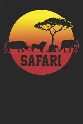 Notebook: Safari Ruled 6x9 120 Pages