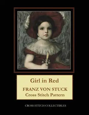 Girl in Red: Franz von Stuck Cross Stitch Pattern