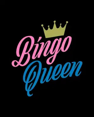 Bingo Queen: Score Sheet Record Notebook - Gift for Seniors, Retirees, Grandma