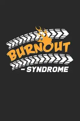 Burnout Syndrome: 6x9 Drifting - grid - squared paper - notebook - notes