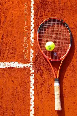 Tennis Racket Sketchbook: Sketchpad: 6 x 9 in, 120 pages with border. Drawing Pad for work, school, college (kids, girls, boys, children) Sport