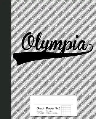 Graph Paper 5x5: OLYMPIA Notebook