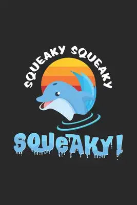 Squeaky: 6x9 Dolphin - dotgrid - dot grid paper - notebook - notes