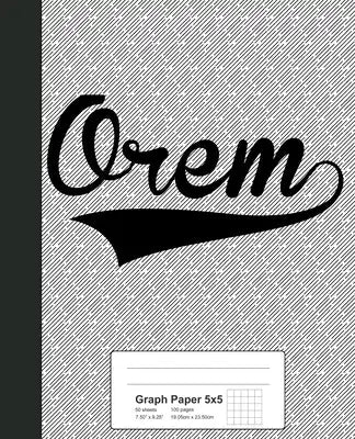 Graph Paper 5x5: OREM Notebook