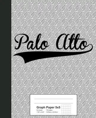 Graph Paper 5x5: PALO ALTO Notebook