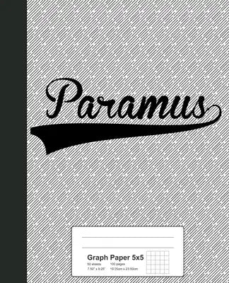 Graph Paper 5x5: PARAMUS Notebook