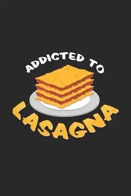 Addicted to lasagna: 6x9 Lasagne - dotgrid - dot grid paper - notebook - notes