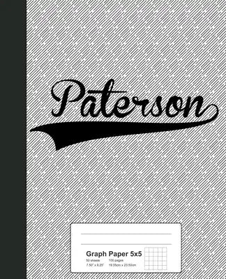Graph Paper 5x5: PATERSON Notebook