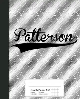 Graph Paper 5x5: PATTERSON Notebook