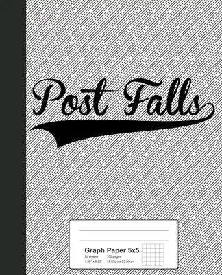 Graph Paper 5x5: POST FALLS Notebook