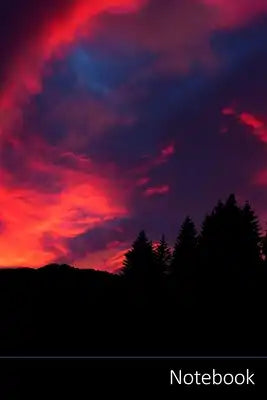 Notebook: Schicht Der Sonne, Natur, Berge, Landschaft Notizbuch / Tagebuch / Schreibheft / Notizen - 6 x 9 Zoll (15,24 x 22,86 c