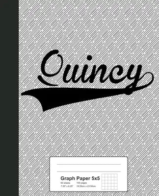 Graph Paper 5x5: QUINCY Notebook