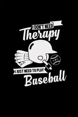 Therapy baseball: 6x9 baseball - grid - squared paper - notebook - notes