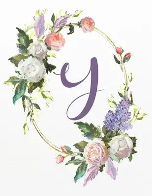 Y: White Pink Floral 3-Year Monthly Calendar 2020-2022