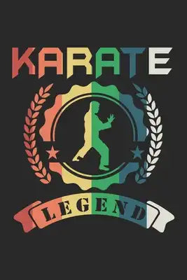 Karate Legend: Notebook/Diary/Organizer/Dotted pages/ 6x9 inch