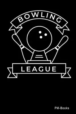 Bowling League: Liniertes A5 Notizbuch oder Heft für Schüler, Studenten und Erwachsene