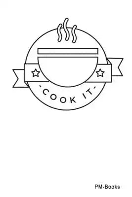Cook It: Liniertes A5 Notizbuch oder Heft für Schüler, Studenten und Erwachsene