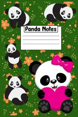 Panda Notes: Cute Panda Lovers Journal / Notebook / Diary / Birthday Gift / Christmas Gift (6x9 - 120 Blank Lined Pages)