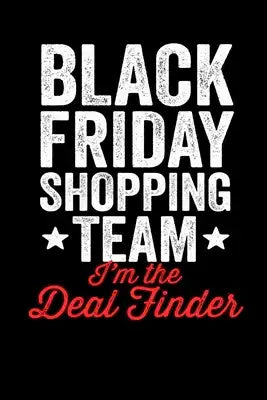 Deal Finder: Black Friday Notebook - Christmas Shopping Spree Santa Claus Winter Deals Holiday Season Mini Notepad Funny Xmas Humor