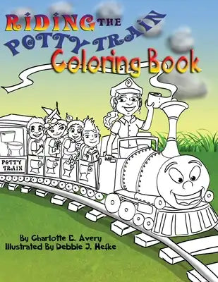 Riding The Potty Train: Coloring book