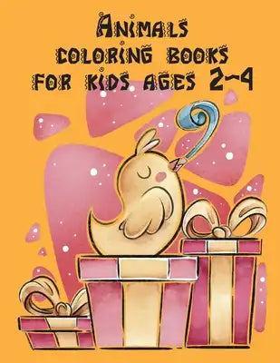 Animals coloring books for kids ages 2-4: Super Cute Kawaii Coloring Pages for Teens
