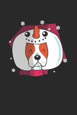 Christmas Dog Snowman Notebook: Notebook / 6x9 Zoll / 120 ruled Pages